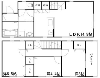 兵庫県姫路市花田町加納原田 御着駅 3LDK 一戸建て 賃貸物件詳細