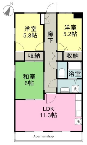 静岡県三島市長伏 三島駅 3LDK マンション 賃貸物件詳細