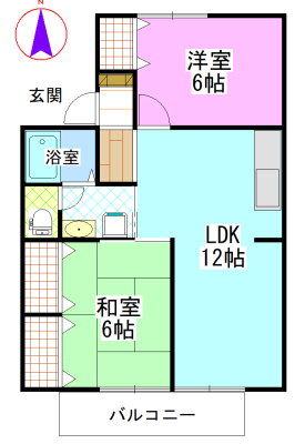 岡山県岡山市北区奥田南町 大元駅 2LDK アパート 賃貸物件詳細