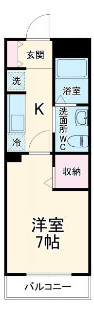 埼玉県さいたま市中央区大戸５ 南与野駅 1K マンション 賃貸物件詳細