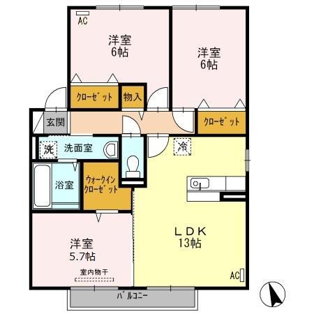 広島県福山市曙町１ 東福山駅 3LDK アパート 賃貸物件詳細