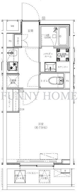 東京都目黒区目黒本町２ 学芸大学駅 1K マンション 賃貸物件詳細