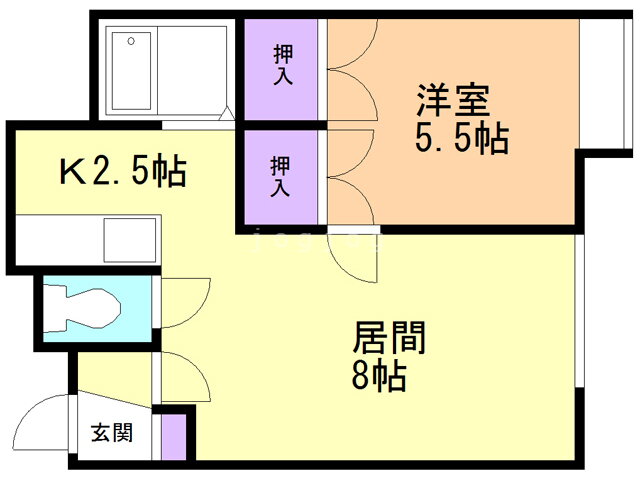 北海道旭川市緑が丘東四条１ 1LDK アパート 賃貸物件詳細
