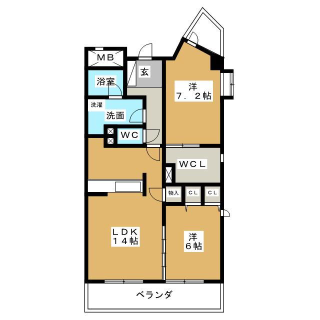 愛知県尾張旭市南原山町赤土 三郷駅 2LDK マンション 賃貸物件詳細