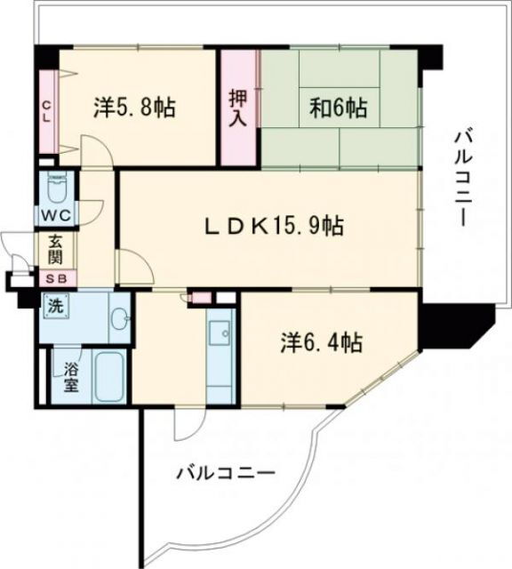 奈良県奈良市三条本町 奈良駅 3LDK マンション 賃貸物件詳細