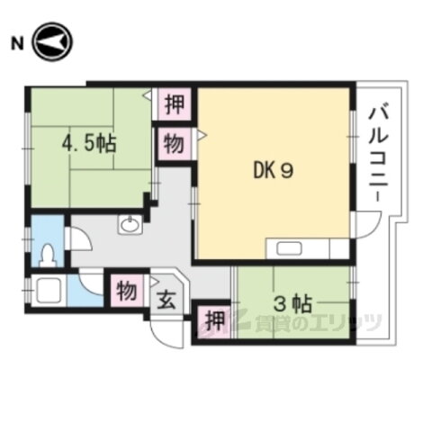 滋賀県甲賀市水口町梅が丘 水口城南駅 2LDK マンション 賃貸物件詳細