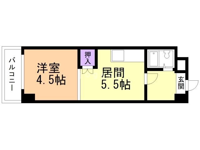 北海道札幌市北区北三十七条西４ 麻生駅 1DK アパート 賃貸物件詳細