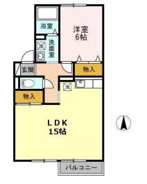 秋田県秋田市東通８ 秋田駅 1LDK アパート 賃貸物件詳細