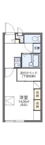 愛媛県松山市南久米町 北久米駅 1K アパート 賃貸物件詳細