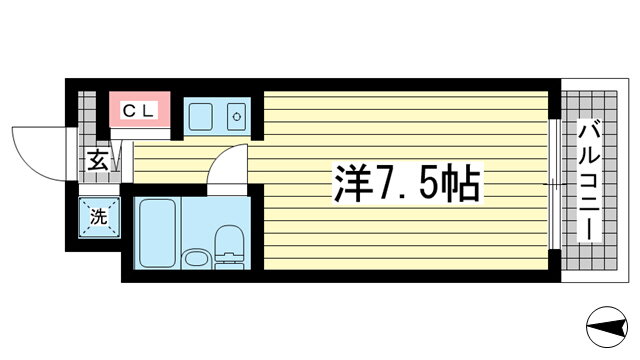兵庫県神戸市中央区山本通４ 県庁前駅 ワンルーム マンション 賃貸物件詳細