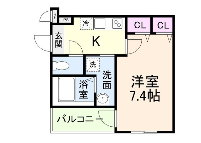 大阪府堺市北区黒土町 三国ケ丘駅 1K アパート 賃貸物件詳細