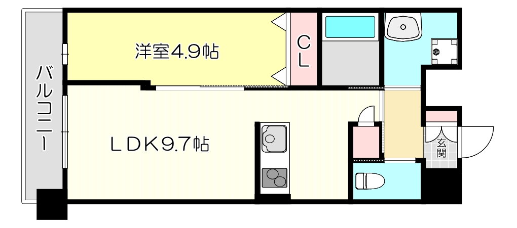 大阪府大阪市生野区桃谷５ 桃谷駅 1LDK マンション 賃貸物件詳細