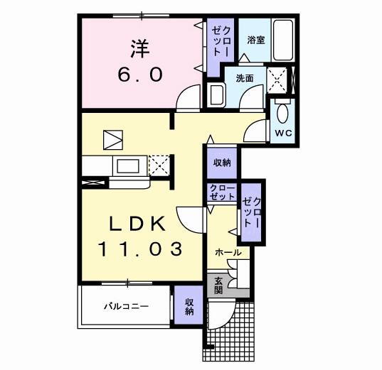 岩手県滝沢市葉の木沢山 巣子駅 1LDK アパート 賃貸物件詳細