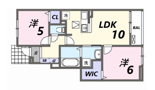 兵庫県姫路市北条永良町 山陽姫路駅 2LDK アパート 賃貸物件詳細