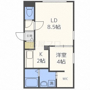 北海道札幌市西区山の手二条１ 琴似駅 1LDK マンション 賃貸物件詳細