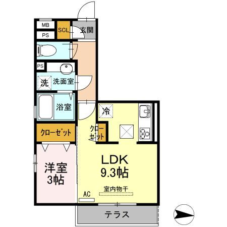 広島県福山市南手城町２ 福山駅 1LDK アパート 賃貸物件詳細