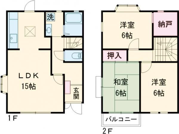 東京都練馬区大泉学園町３ 大泉学園駅 3LDK アパート 賃貸物件詳細