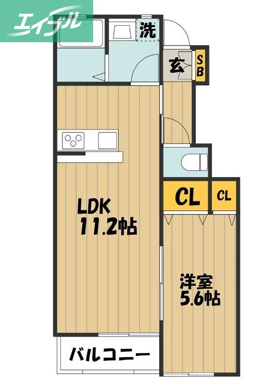 岡山県岡山市北区平野 庭瀬駅 1LDK アパート 賃貸物件詳細