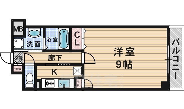 兵庫県西宮市西福町 西宮駅 1K マンション 賃貸物件詳細