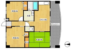岡山県倉敷市堀南 西富井駅 3DK マンション 賃貸物件詳細