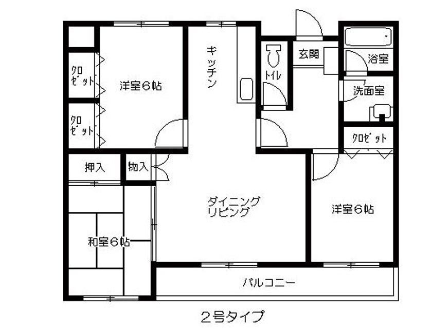 レジオン 1階 3LDK 賃貸物件詳細
