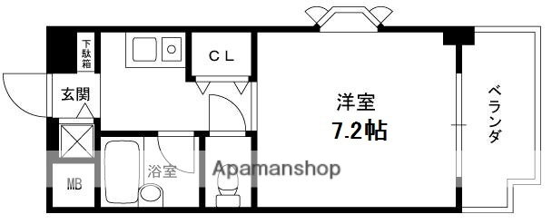 兵庫県西宮市下大市東町 門戸厄神駅 1K マンション 賃貸物件詳細