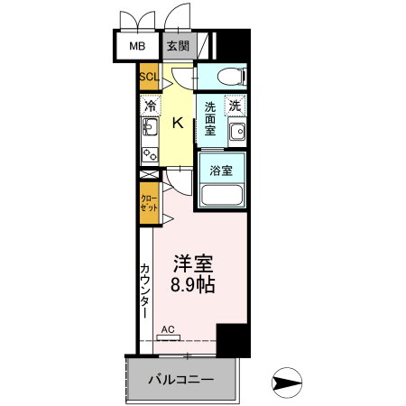 愛知県名古屋市東区東大曽根町 大曽根駅 1K マンション 賃貸物件詳細