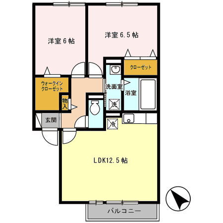 大阪府和泉市和気町１ 和泉府中駅 2LDK アパート 賃貸物件詳細