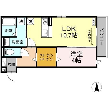 岐阜県瑞穂市別府 穂積駅 1LDK アパート 賃貸物件詳細
