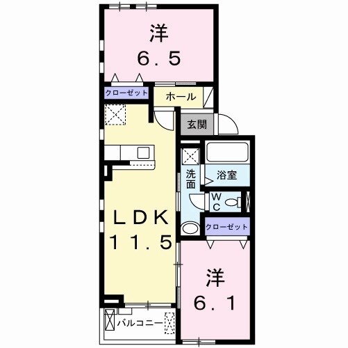 大阪府八尾市八尾木５ 志紀駅 2LDK アパート 賃貸物件詳細