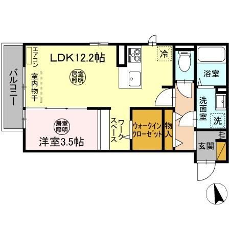 茨城県つくば市みどりの２ みどりの駅 1LDK アパート 賃貸物件詳細