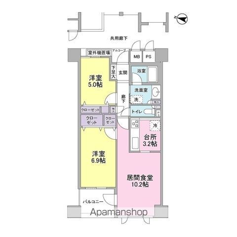 大阪府大阪市西区新町２ 西大橋駅 2LDK マンション 賃貸物件詳細