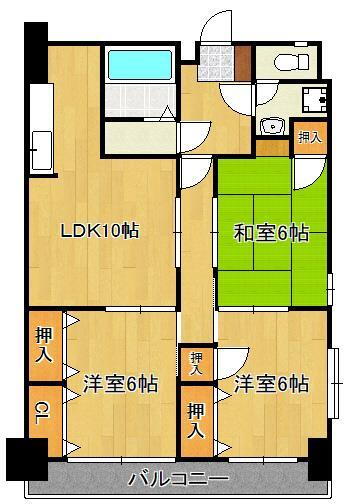 福岡県直方市大字頓野 直方駅 3LDK マンション 賃貸物件詳細