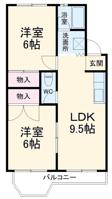 宝が丘センターハウス 3階 2LDK 賃貸物件詳細