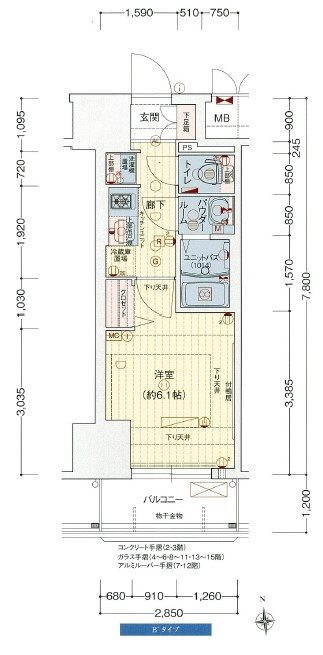 大阪府大阪市浪速区幸町２ 桜川駅 1K マンション 賃貸物件詳細