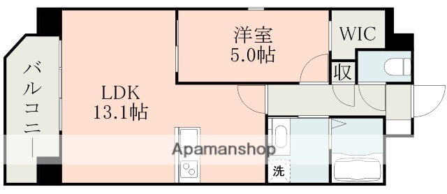 熊本県熊本市東区長嶺東５ 1LDK マンション 賃貸物件詳細