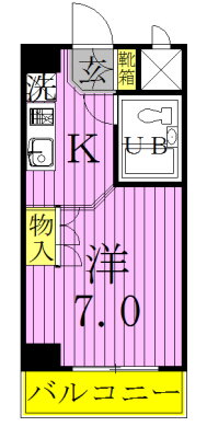 マンションニューシャイン 3階 ワンルーム 賃貸物件詳細