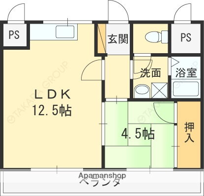 大阪府高槻市西冠１ 高槻市駅 1LDK マンション 賃貸物件詳細