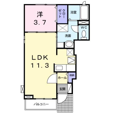 岩手県紫波郡矢巾町大字南矢幅第８地割 矢幅駅 1LDK アパート 賃貸物件詳細