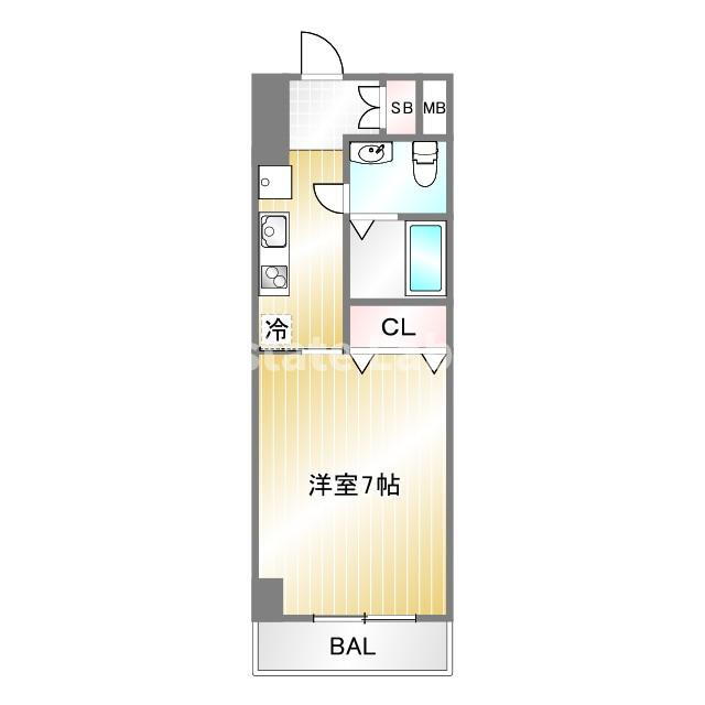 兵庫県神戸市中央区生田町３ 新神戸駅 1K マンション 賃貸物件詳細
