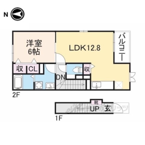 大阪府寝屋川市上神田１ 萱島駅 1LDK アパート 賃貸物件詳細