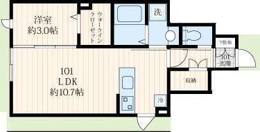 東京都大田区下丸子４ 下丸子駅 1LDK アパート 賃貸物件詳細