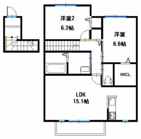 兵庫県神戸市垂水区名谷町 垂水駅 2LDK アパート 賃貸物件詳細