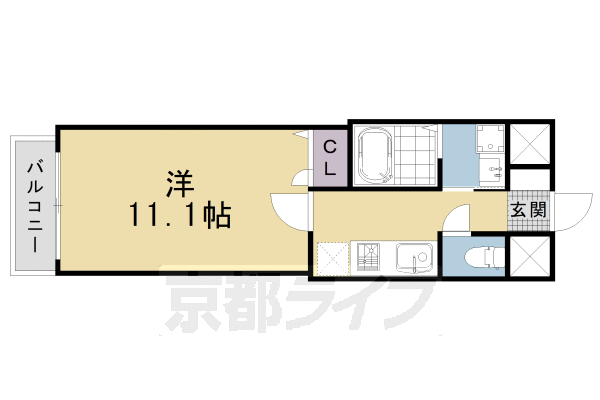 京都府京都市下京区七条御所ノ内南町 西大路駅 1K マンション 賃貸物件詳細