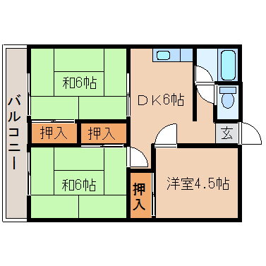 和歌山県和歌山市福島 和歌山市駅 3DK マンション 賃貸物件詳細
