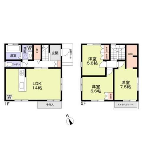 愛知県名古屋市西区枇杷島３ 東枇杷島駅 3LDK 一戸建て 賃貸物件詳細