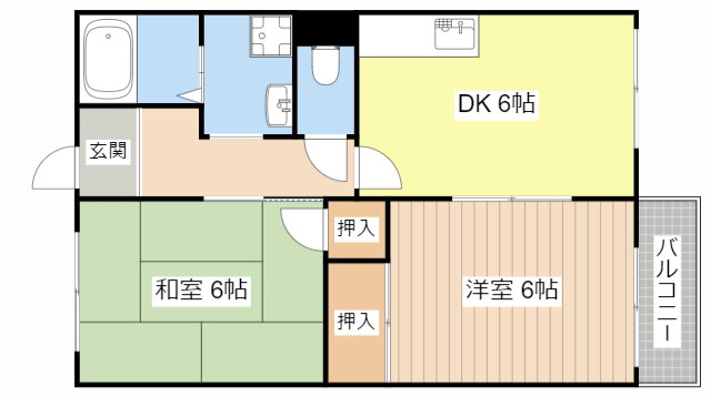 滋賀県湖南市柑子袋 甲西駅 2DK アパート 賃貸物件詳細