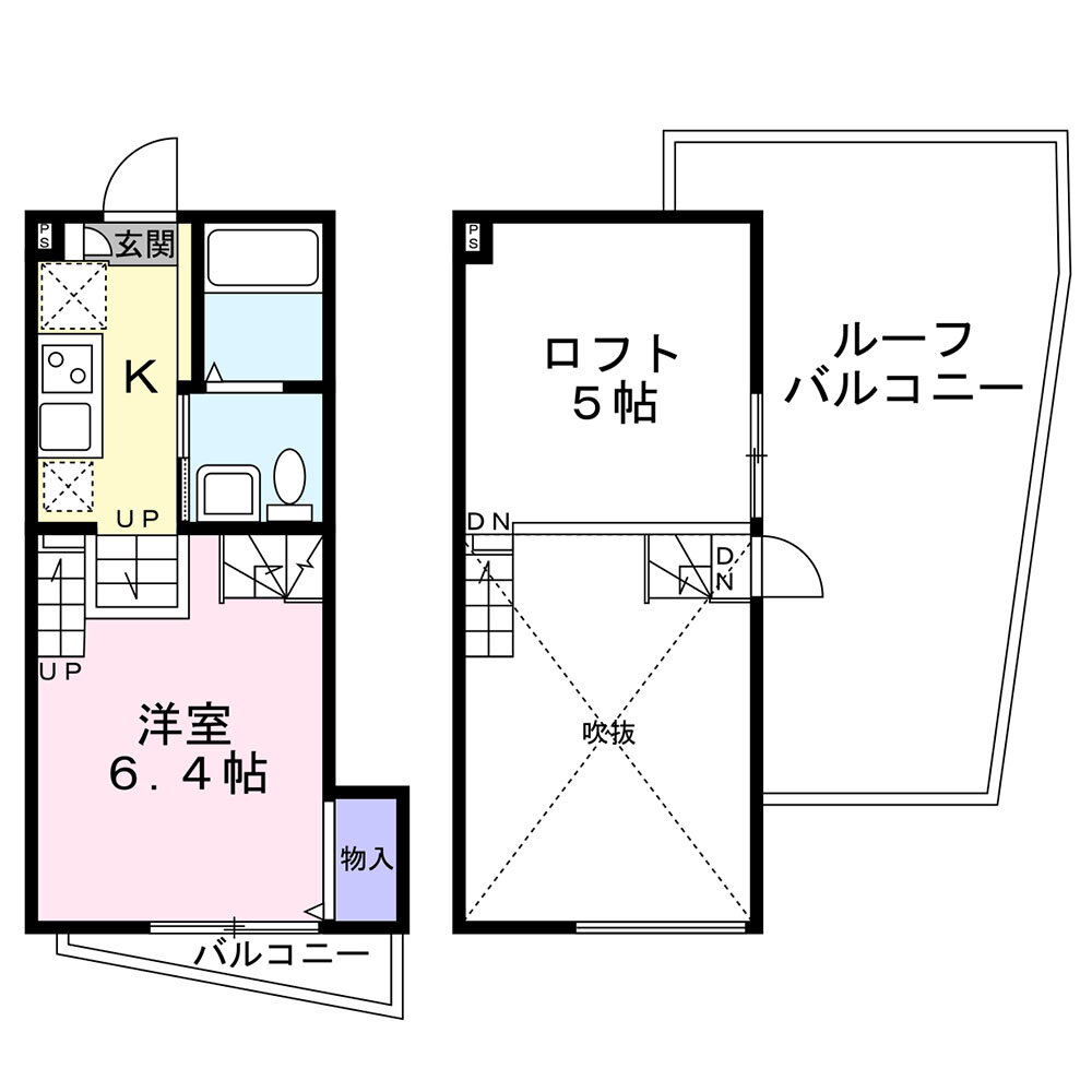 千葉県船橋市山手２ 新船橋駅 1K アパート 賃貸物件詳細