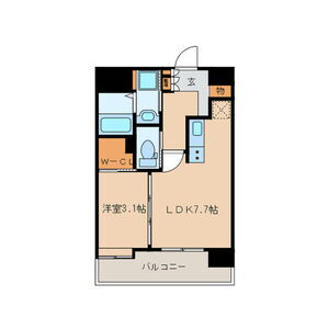 福岡県福岡市中央区荒戸３ 唐人町駅 1LDK マンション 賃貸物件詳細