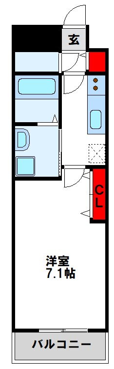 福岡県宗像市陵厳寺４ 教育大前駅 1K マンション 賃貸物件詳細